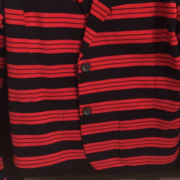 Gap Navy/Red stripe blazer - Picture 4 of 4